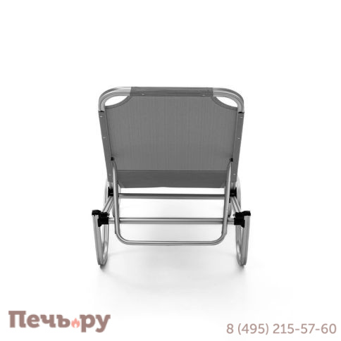 Шезлонг Gardeck Dias алюминиевый, серый фото 7