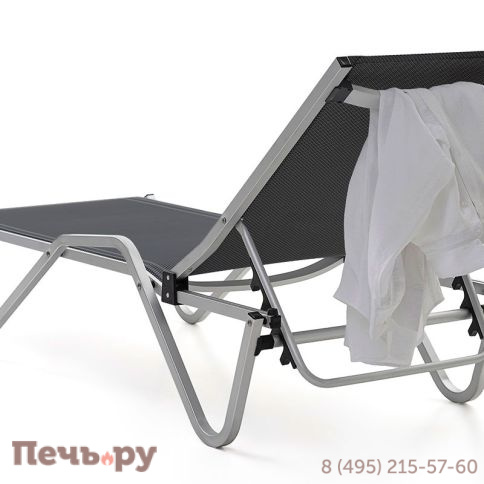 Шезлонг Gardeck Hera алюминиевый, антрацит фото 19