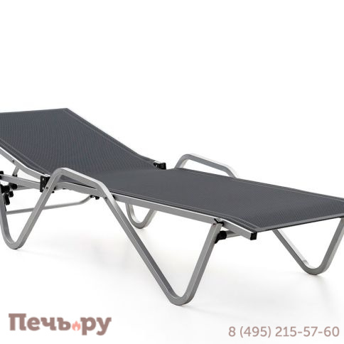 Шезлонг Gardeck Hera алюминиевый, антрацит фото 2