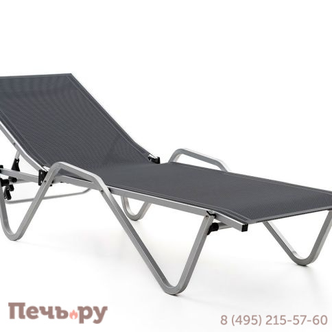 Шезлонг Gardeck Hera алюминиевый, антрацит фото 3