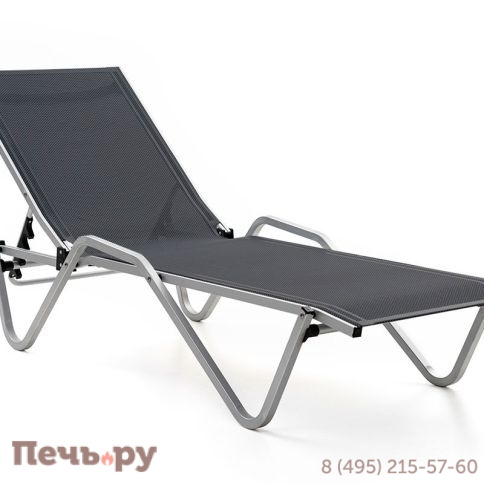 Шезлонг Gardeck Hera алюминиевый, антрацит фото 4