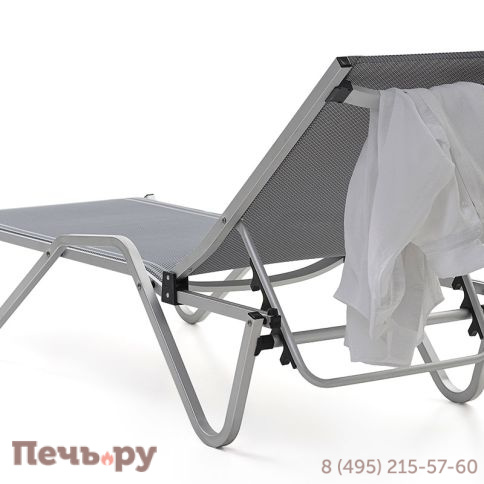 Шезлонг Gardeck Hera алюминиевый, серый фото 12
