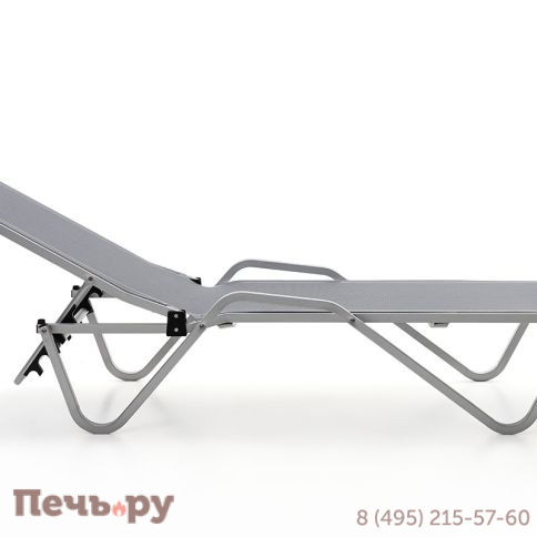 Шезлонг Gardeck Hera алюминиевый, серый фото 6