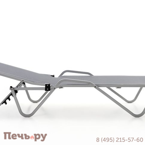 Шезлонг Gardeck Hera алюминиевый, серый фото 7