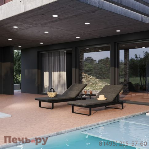 Шезлонг LETTO маренго - каркас карбон фото 3