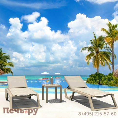 Шезлонг-лежак пластиковый Rio 234/082-2392 фото 5