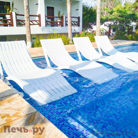 Шезлонг-лежак пластиковый Slim 234/087-5666 фото 5