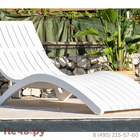 Шезлонг-лежак пластиковый Slim 234/087-5666 фото 7