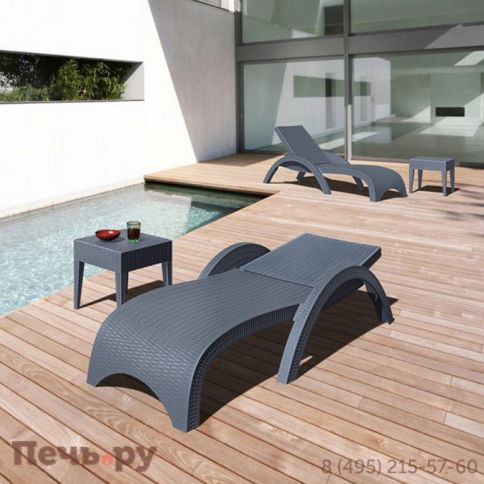 Шезлонг пластиковый GS 1009 (Fiji) 234/GS1009/ANT фото 9