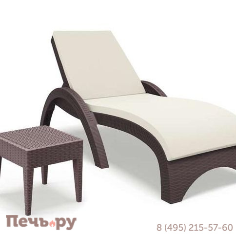 Шезлонг пластиковый GS 1009 (Fiji) 234/GS1009/BROWN фото 8