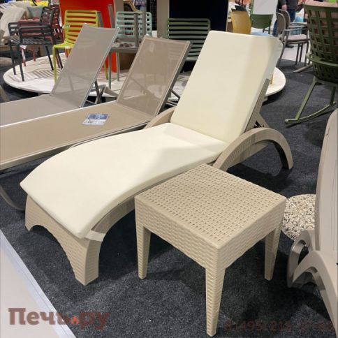 Шезлонг пластиковый GS 1009 (Fiji) 234/GS1009/TAUPE фото 8