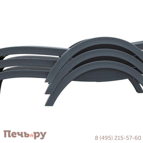 Шезлонг пластиковый с матрасом GS 1009 (Fiji) 234/GS1009/1/BROWN фото 7