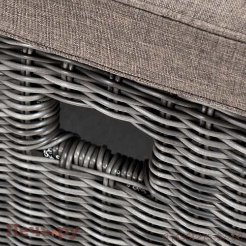 Шезлонг с подушкой 4SiS Рим, цвет графит фото 3