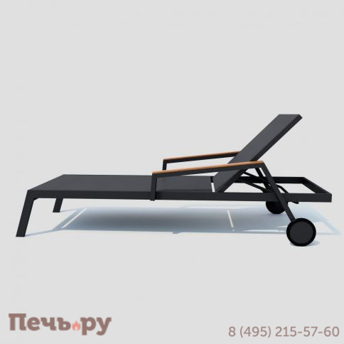 Шезлонг SPONDA карбон фото 5