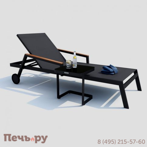 Шезлонг SPONDA карбон фото