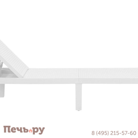 Шезлонг Gardeck Tweet compact, белый фото