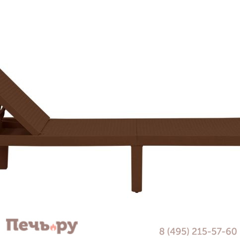 Шезлонг Gardeck Tweet compact, коричневый фото