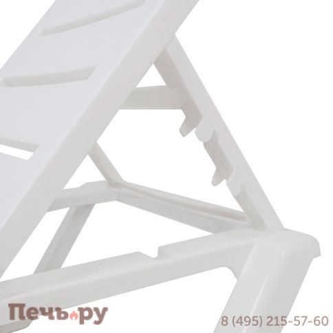 Шезлонг Gardeck Tweet пластиковый белый фото 5