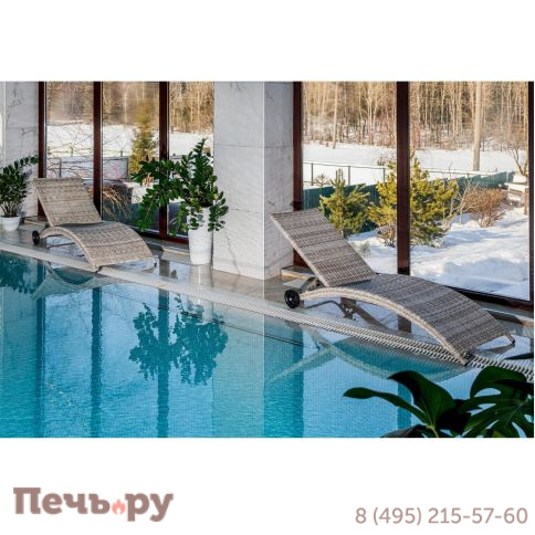 Шезлонги AGATA бежевые без матрасов фото