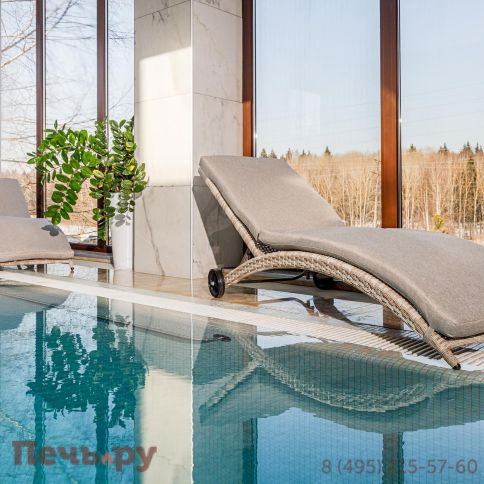 Шезлонги AGATA бежевые с матрасами фото 4