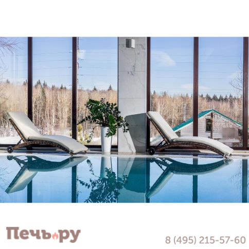 Шезлонги AGATA коричневые с матрасами фото