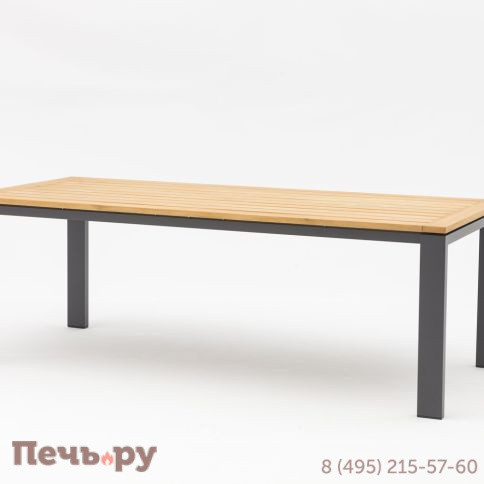 Стол Brafritid Lyon 220 алюминий/тик фото 3