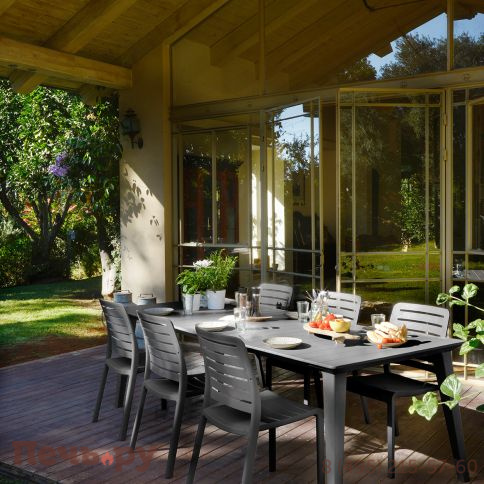 Стол Gardeck Лима 160 (Lima 160) графит фото 3