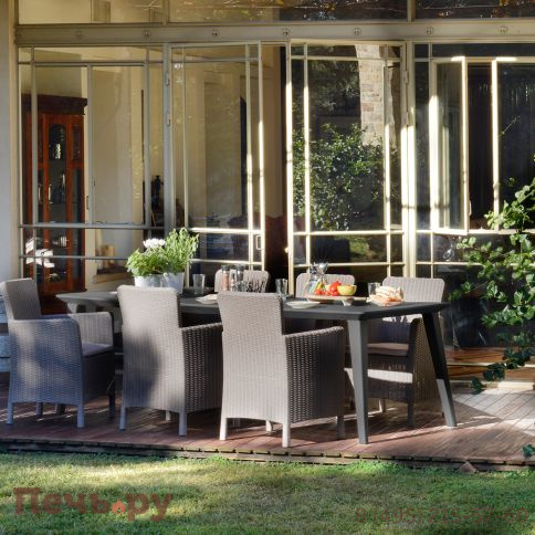 Стол Gardeck Лима 160 (Lima 160) графит фото 4