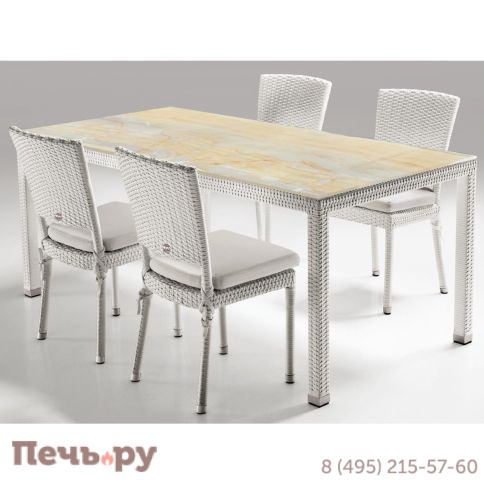 Стол обеденный плетеный DFN Palinuro фото