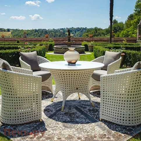 Стол обеденный плетеный DFN Wezen фото 4