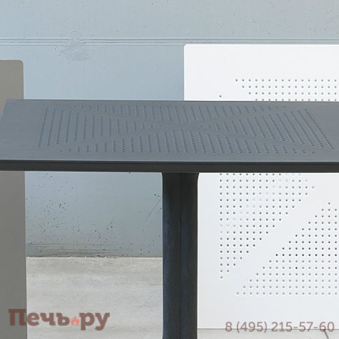 Стол пластиковый обеденный Gardeck Nardi Clip 80, антрацит фото 3