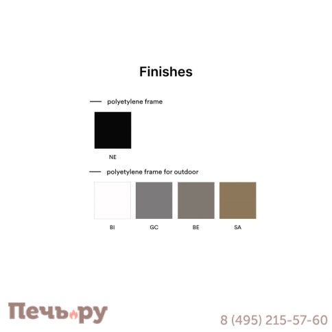 Стол пластиковый обеденный Pedrali Ikon 015/865STR7979/SA фото 2