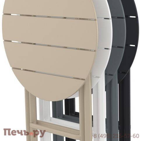Стол пластиковый складной Helen Folding Table Ø60 234/294-1982 фото 8