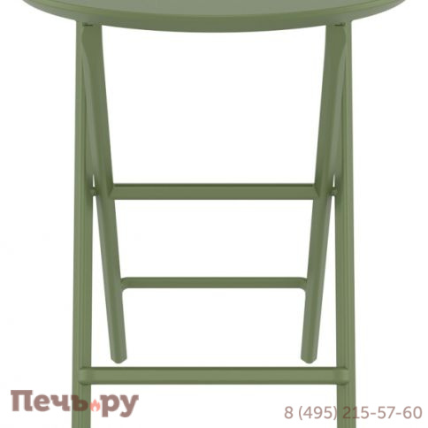 Стол пластиковый складной Helen Folding Table Ø60 234/294-2026 фото 6