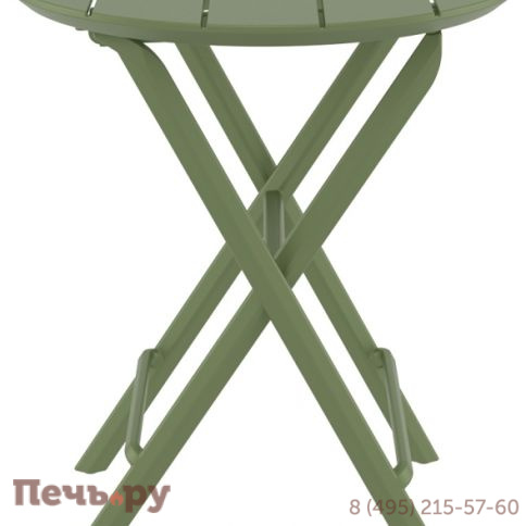 Стол пластиковый складной Helen Folding Table Ø60 234/294-2026 фото 7