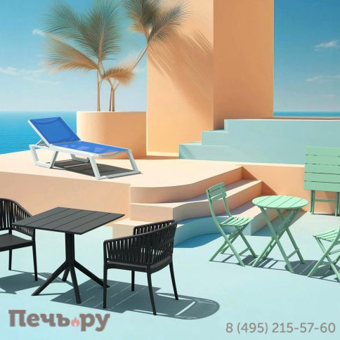 Стол пластиковый складной Siesta Contract Helen Folding Table 60 234/292-1975 фото 2