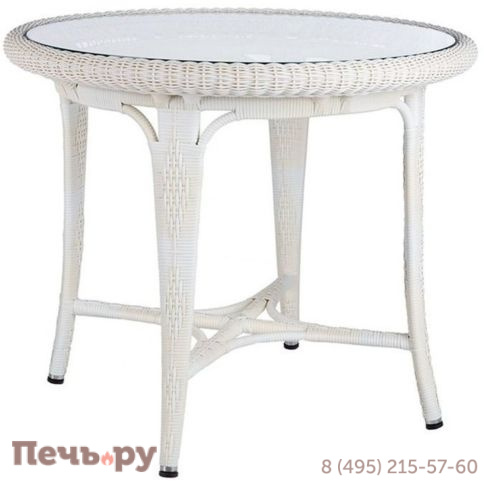 Стол плетеный обеденный Point Alga Dining Table 90 фото