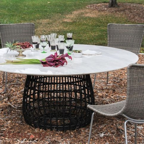 Стол плетеный обеденный Janus et Cie Vino JNS/736-94-515/LC фото 2