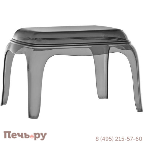 Стол-пуф пластиковый Pedrali Pasha прозрачный фото