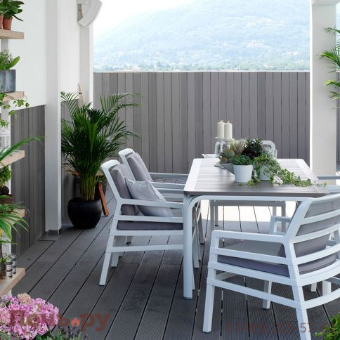 Стол раздвижной Gardeck Rio 210, белый фото 2