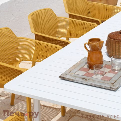 Стол раздвижной Gardeck Rio 210, белый фото 5