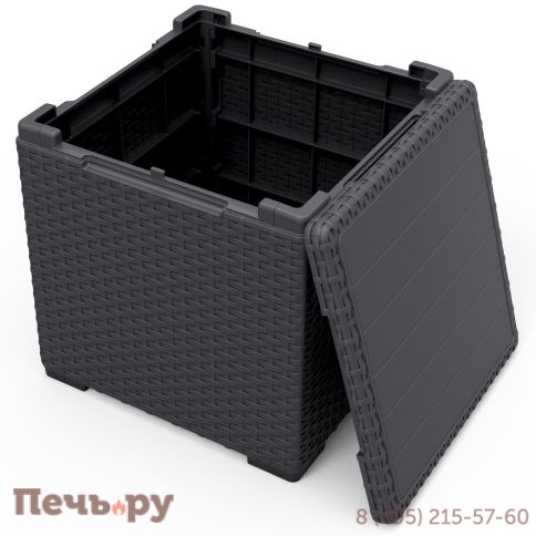 Стол с функцией хранения Виго (Vigo storage box) графит фото 2