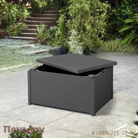 Стол-сундук Арика (Arica storage table), графит фото 4