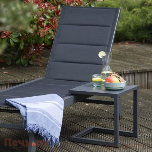 Столик Brafritid Visby антрацит, алюминий фото 2