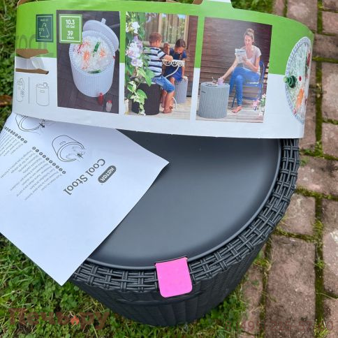 Столик-холодильник Gardeck Кул-Стул (Cool stool) графит фото 2