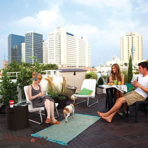 Столик-холодильник Gardeck Кул-Стул (Cool stool) коричневый фото 5