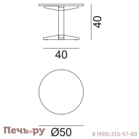 Столик кофейный мраморный Gervasoni Jeko 40 фото 3