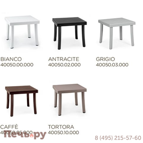 Столик Gardeck Nardi Rodi, white фото 8