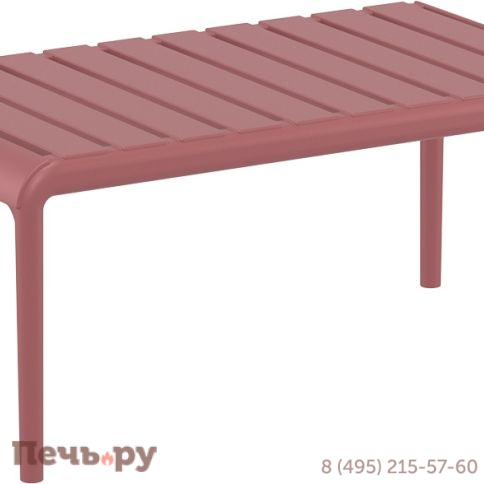 Столик пластиковый журнальный Paris Lounge Table 234/278-mrs фото