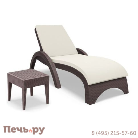 Столик плетеный для шезлонга GT 1009 234/GT1009/BROWN фото 5
